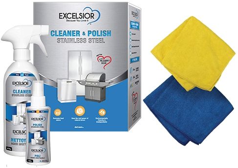 Excelsior™ Kitchen Care Collection Stainless Steel Cleaner & Polish Kit