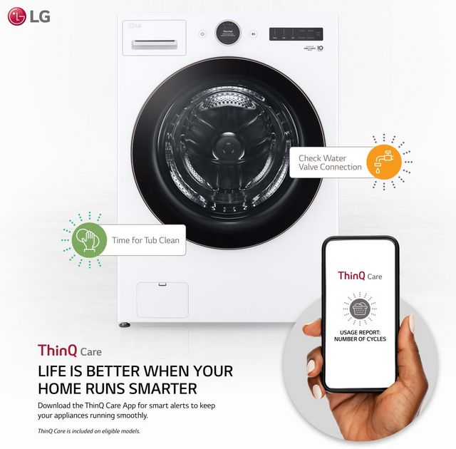LG 5.0 Cu. Ft. White Front Load Washer 21