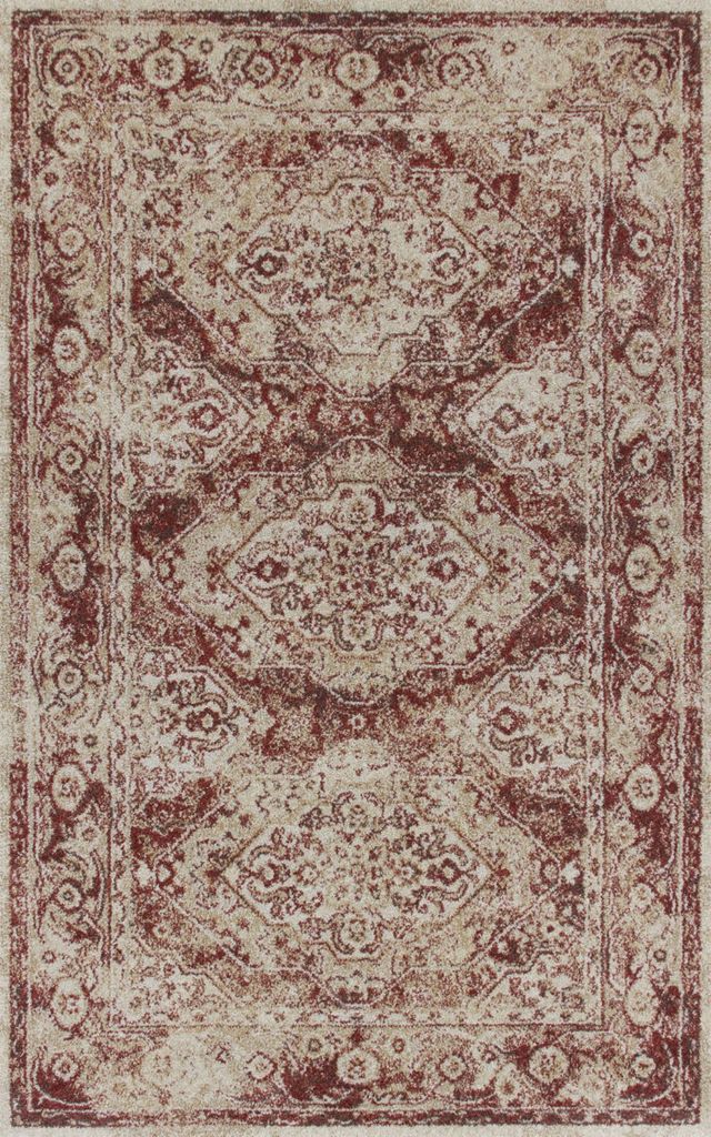 Dalyn Rug Company Tuscany 3' x 5' Paprika Indoor/Outdoor Area Rug