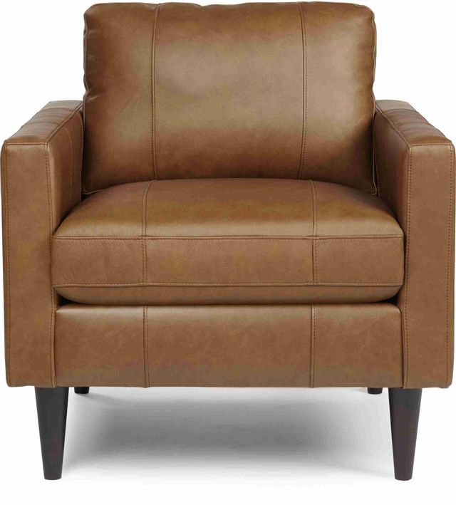 Best Home Furnishings® Trafton Rust Leather Chair-1