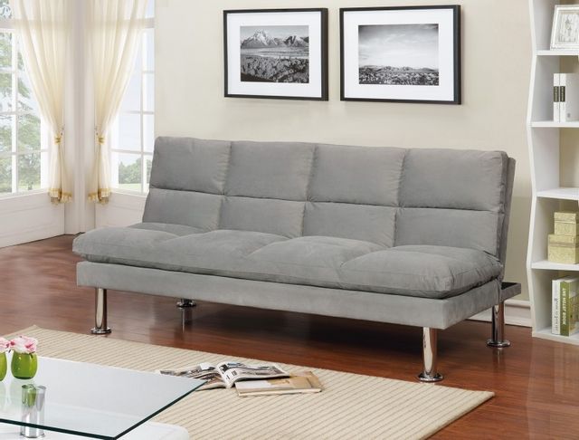 Worldwide Home Furnishings Inc. Eloy Grey Convertible Sofa 6