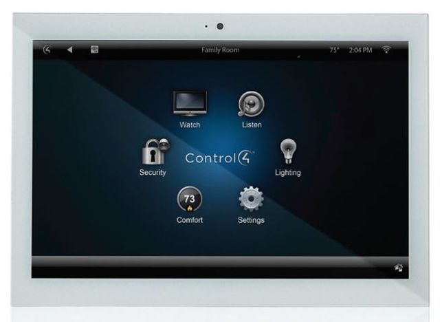 wasmiddel begroting Pluche pop Control4® T3 Series 7" In-Wall Touch Screen-White-C4-WALL7-1-WH Home  Automation & Theater Fort Wayne IN Lima OH Chicago IL Wabash IN