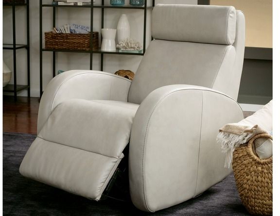 Fauteuil inclinable motorisé motorisé Jasper II en tissu blanc Palliser Furniture® 1