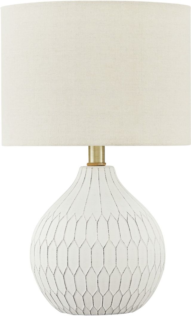 Signature Design by Ashley® Wardmont White Ceramic Table Lamp 0