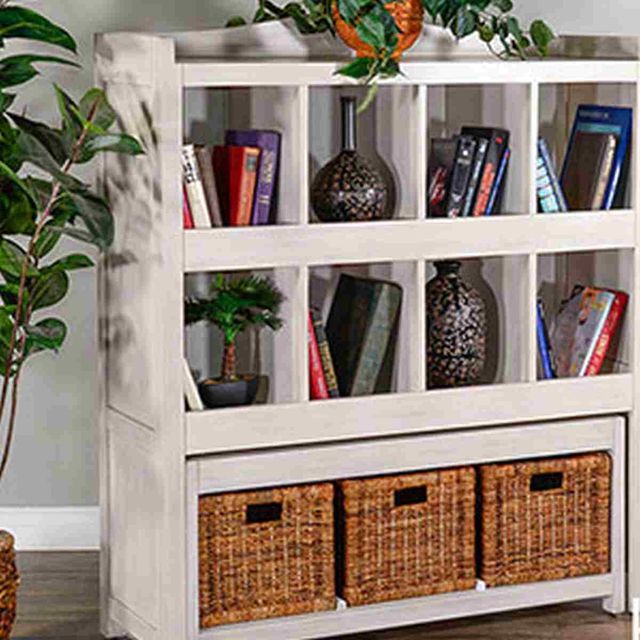 Sunny Designs™ Storage Bookcase w/ Trundle Bench 4