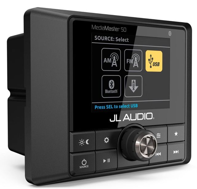 JL Audio® Weatherproof Source Unit with Full-Color LCD Display 1