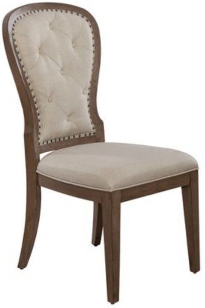 Liberty Americana Farmhouse Beige/Dusty Taupe Side Chair-0