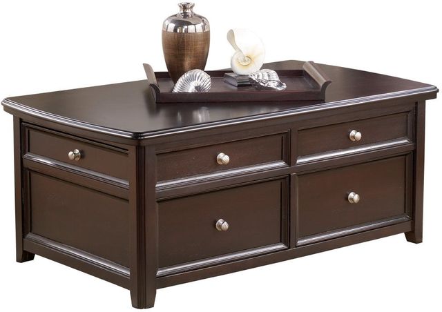 Signature Design by Ashley® Carlyle Almost Black Lift Top Coffee Table 1