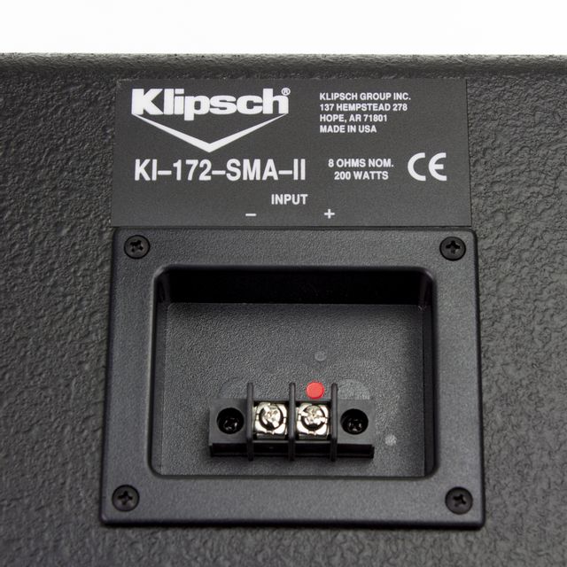 Klipsch® Professional Black KI-172-SMA-II Multi-Angle 8" 2-Way Loudspeaker 5