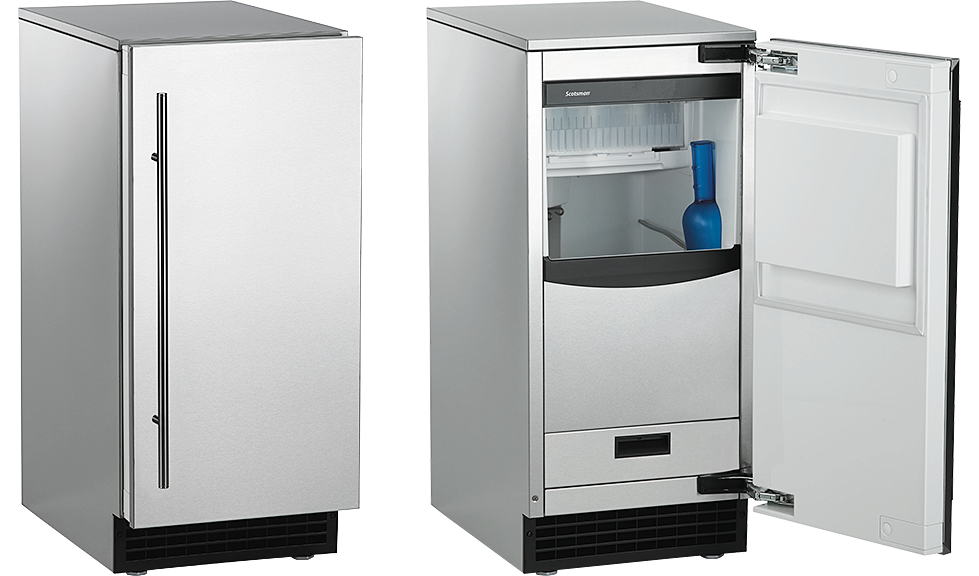 Scotsman® Brilliance® 30 lbs Stainless Steel Gourmet Cuber Ice Maker-SCCG30MA-1SU