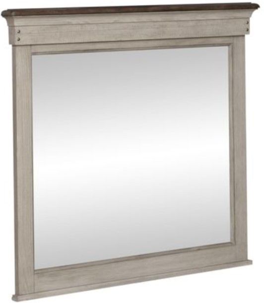 Liberty Ivy Hollow Dusty Taupe/Weathered Linen Mirror-0