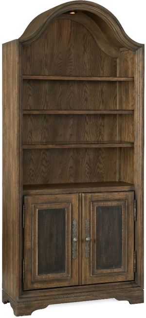 Hooker® Furniture Hill Country Pleasanton Anthracite Black Bookcase