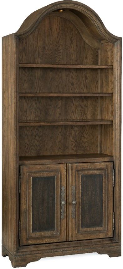 Hooker® Furniture Hill Country Pleasanton Anthracite Black Bookcase-0