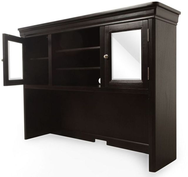 Signature Design by Ashley® Carlyle Dark Brown Home Office Tall Desk Hutch