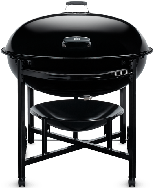 Weber® Grills® Ranch™ 37.7" Black Kettle Charcoal Grill-0