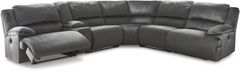 Signature Design by Ashley® Clonmel 6-Piece Charcoal Power Reclining Sectional