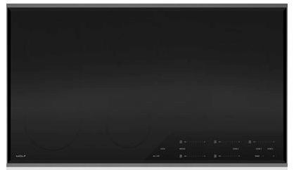 Wolf® 36" Black Transitional Electric Cooktop