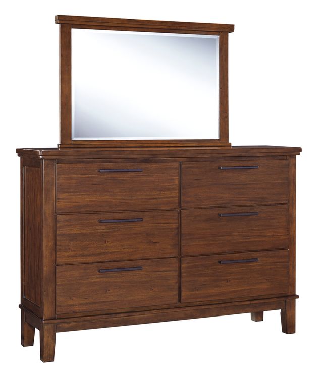 Signature Design by Ashley® Ralene Medium Brown Dresser Mirror-1