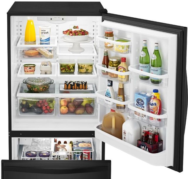 Whirlpool® 19 Cu. Ft. Black Bottom Freezer Refrigerator 5
