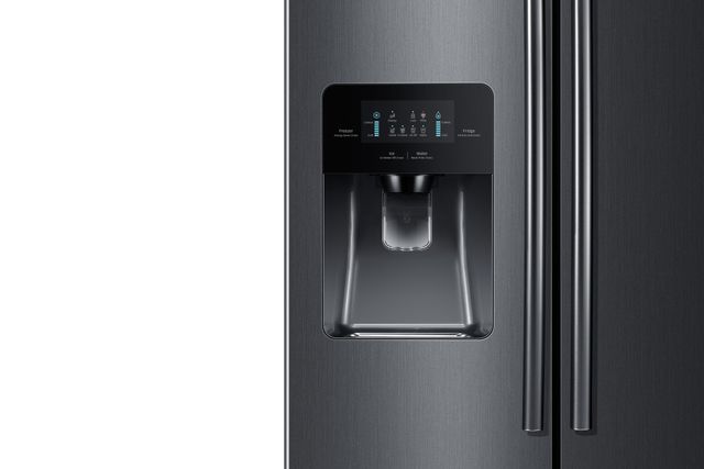 Samsung 24.5 Cu. Ft. Side-By-Side Refrigerator-Fingerprint Resistant Black Stainless Steel 3