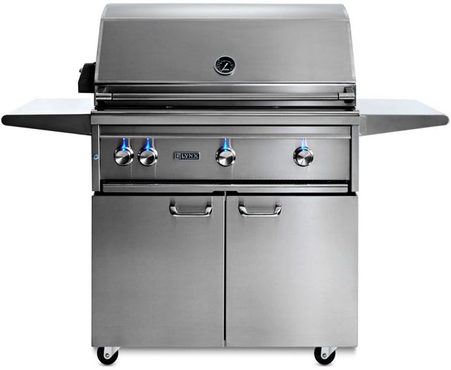 Lynx® Professional 36" Stainless Steel Freestanding Grill-0