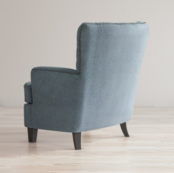 Jofran Inc. Bryson Blue Accent Chair 2