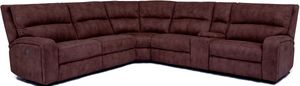 Cheers by Man Wah Power Reclining Sectional with Power Headrest
