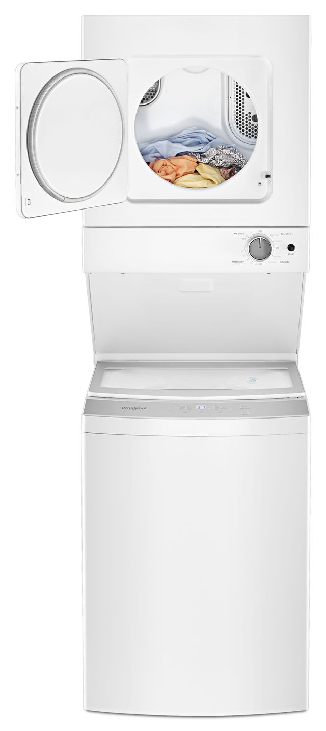 Whirlpool® Electric Stacked Laundry-White 19