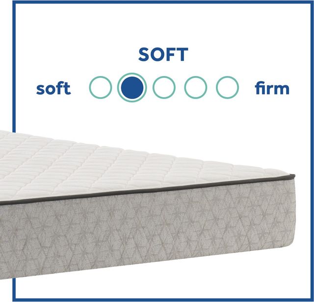 Sealy® Essentials™ Spring Autumn Ash Innerspring Soft Tight Top Twin Mattress 4