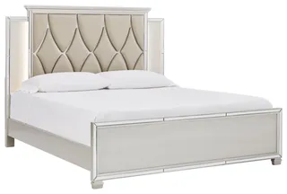 Signature Design by Ashley® Lindenfield Silver King Panel Bed