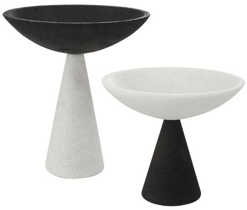 Uttermost® Antithesis 2-Piece Black/White Bowl Set