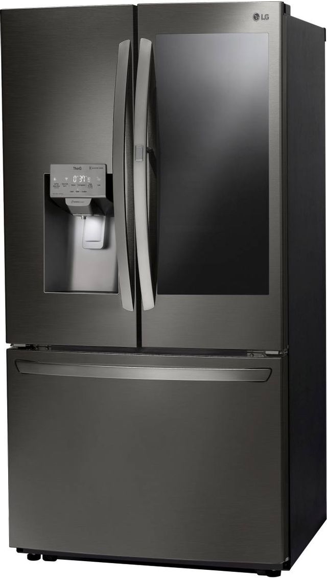 LG 21.9 Cu. Ft. PrintProof™ Black Stainless Steel Counter Depth French Door Refrigerator 3