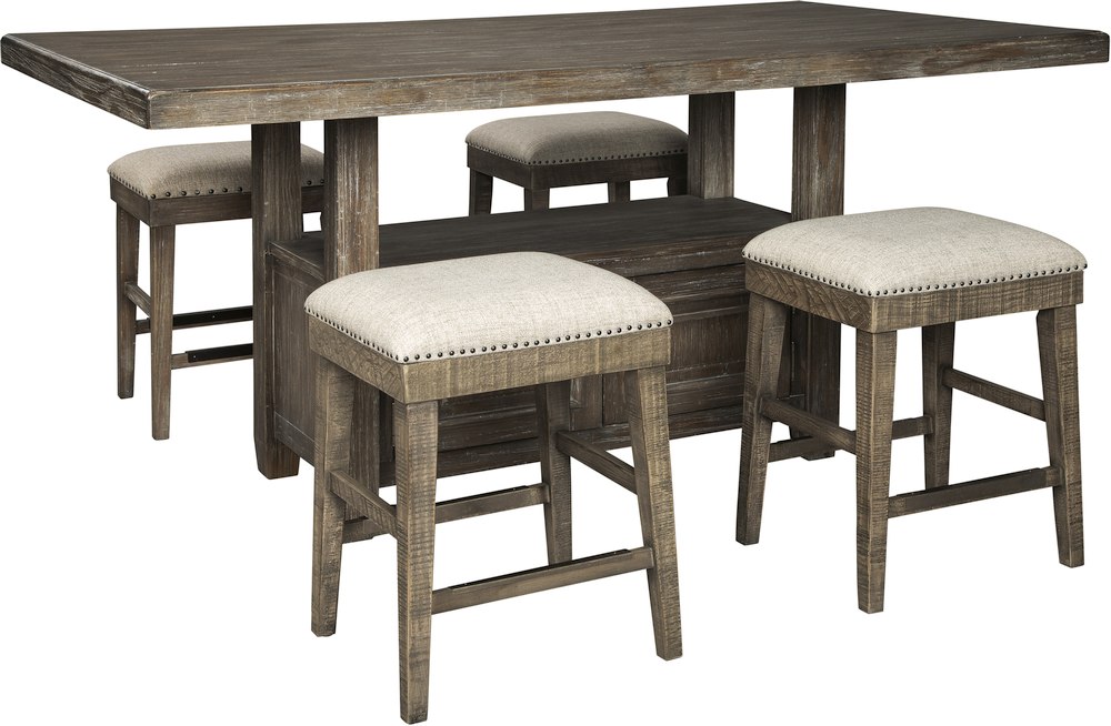 Signature Design by Ashley® Wyndahl 7 Piece Rustic Brown Dining Table Set