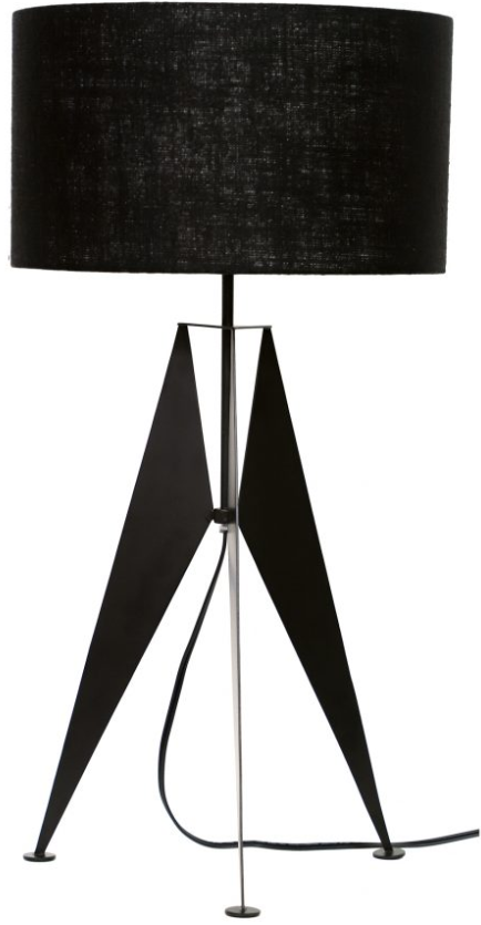 Moe's Home Collection Raven Black Table Lamp 0