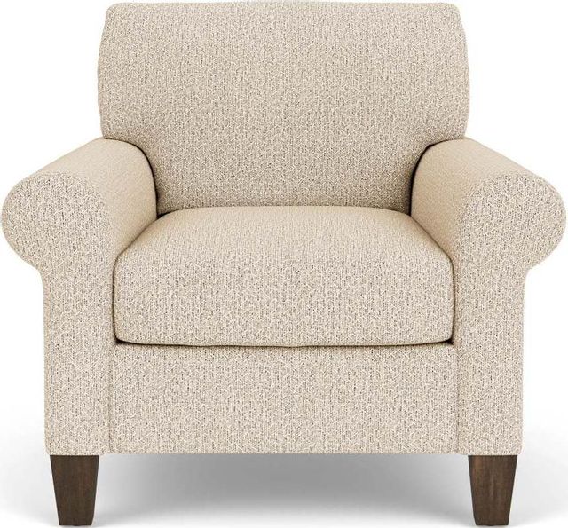 Flexsteel® Moxy White Moondust Chair | 371 Furniture | Brainerd, MN