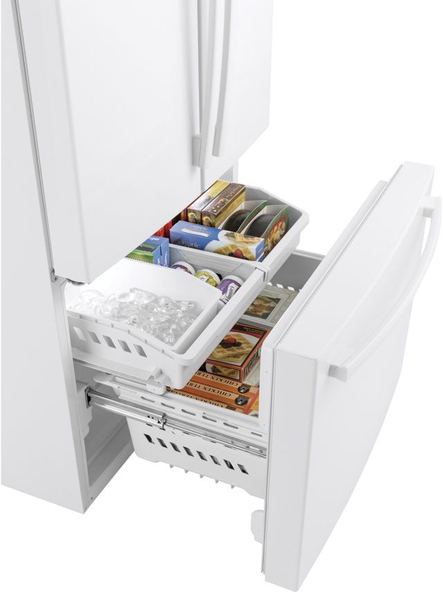 GE® 27.0 Cu. Ft. White French Door Refrigerator 7