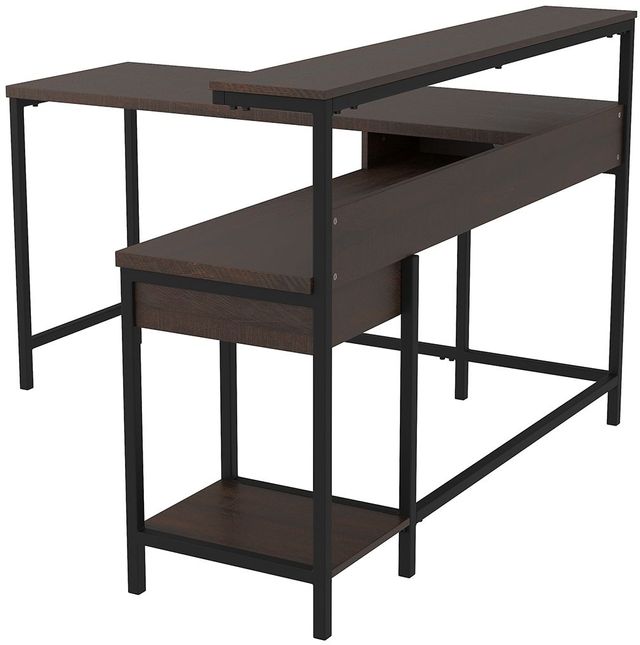 Signature Design by Ashley® Camiburg Warm Brown Storage L-Desk-1