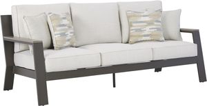 Signature Design by Ashley® Tropicava Taupe/White Outdoor Sofa