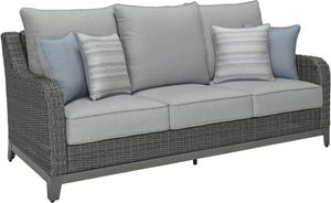 Signature Design by Ashley® Elite Park Gray Outdoor Sofa with Cushion
