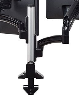 Chief® Kontour™ Black K1C Dual Monitor Reduced Height Dynamic Column Mount 1