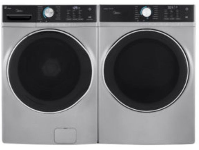 Midea® 5.2 Cu. Ft. Graphite Silver Front Load Washer 8