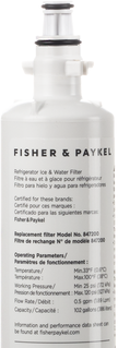 Fisher & Paykel Water Filter-1