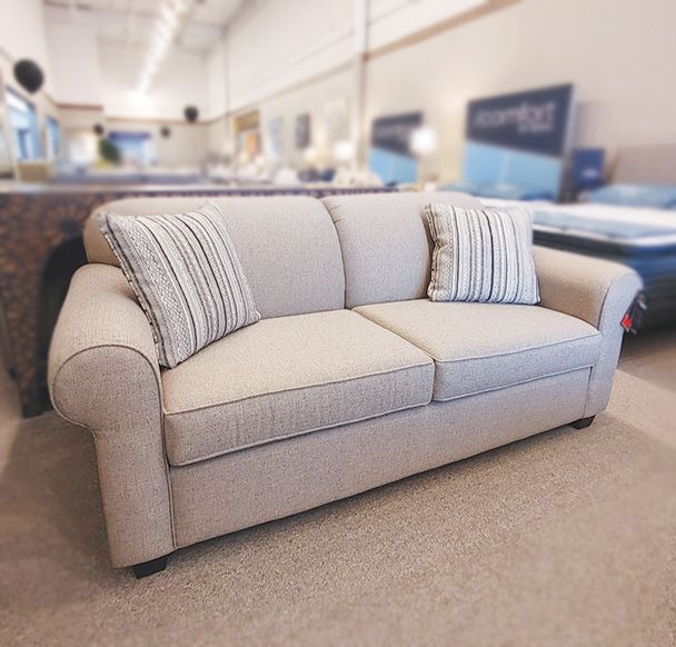 Decor-Rest® Furniture LTD 2455 Brown Double Sofa Sleeper