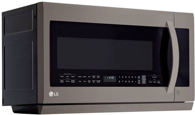 Four à micro-ondes à hotte intégrée LG® de 2,2 pi³ de 30 po - Acier inoxydable noir 1