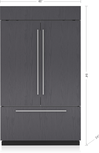 Sub-Zero® Classic Series 28.9 Cu. Ft. Panel Ready French Door Refrigerator 1