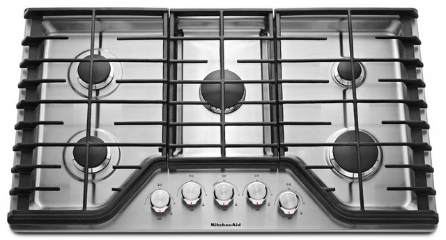 KitchenAid® 30'' Stainless Steel Gas Cooktop-1