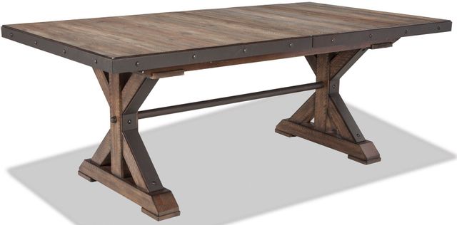 rustic style wood dining table
