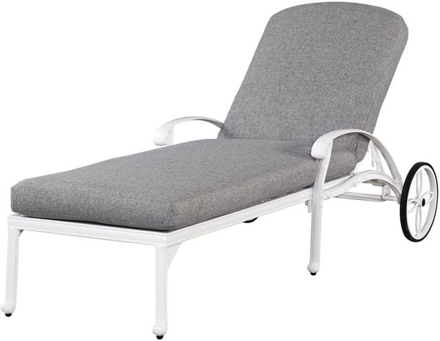 homestyles® Capri White Chaise Lounge-0
