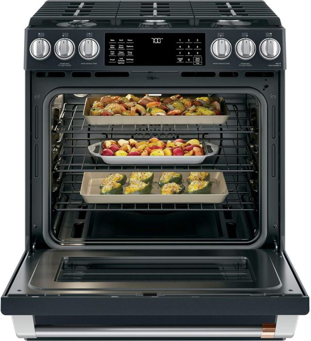 Café™ 30" Stainless Steel Free Standing Gas Range  2