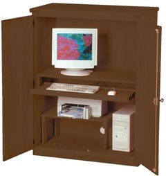 Crate Designs™ Furniture Brindle Computer Armoire